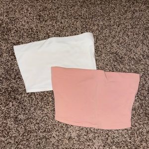 2 pack cropped tube tops